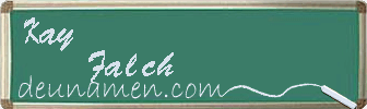 Kay Falch Visitenkarte